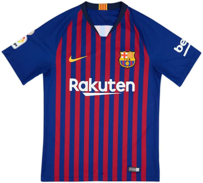 2018-19 Barcelona Home Shirt Messi #10 - 8/10 - (S)