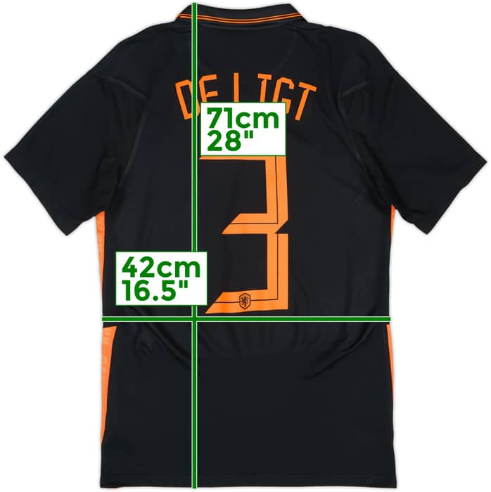 2020-22 Netherlands Away Shirt De Ligt #3 - 8/10 - (S)