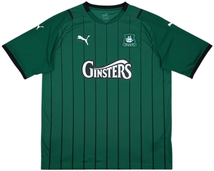 2021-22 Plymouth Argyle Home Shirt - 8/10 - (XXL)