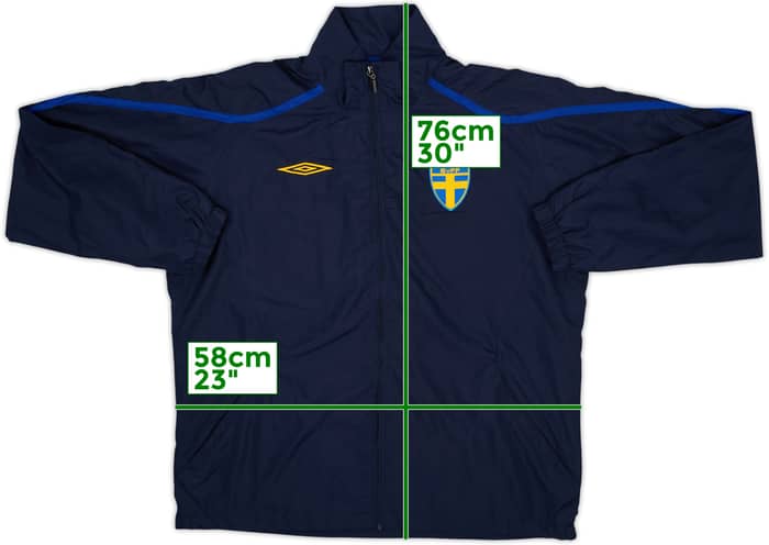 2006-07 Sweden Umbro Track Jacket - 8/10 - (M)