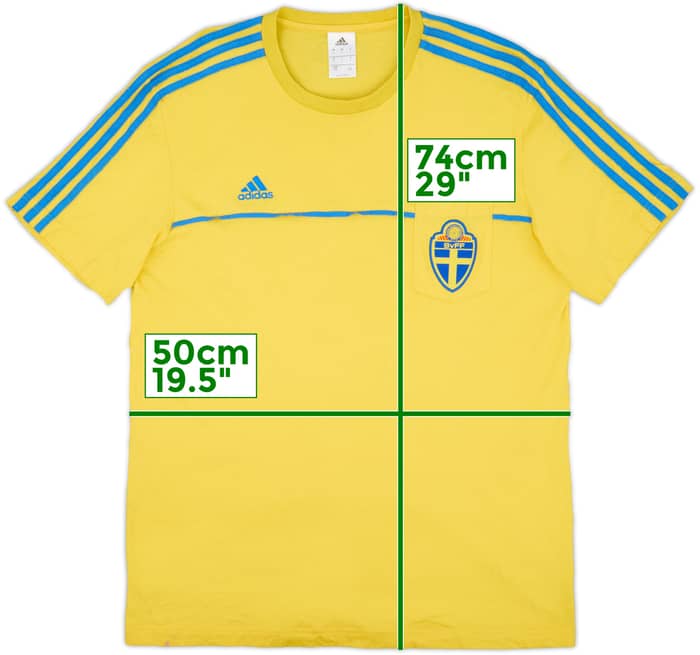 2013-14 Sweden adidas Cotton Tee - 7/10 - (L)