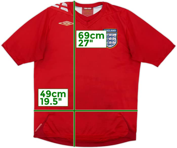 2006-08 England Away Shirt - 4/10 - (S)