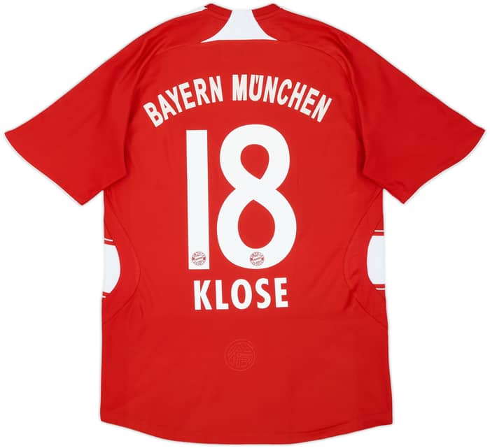 2007-08 Bayern Munich Home Shirt Klose #18 - 4/10 - (S)