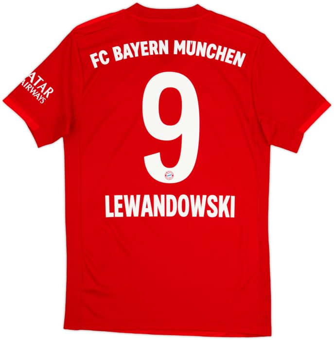 2019-20 Bayern Munich Home Shirt Lewandowski #9 - 8/10 - (XS)