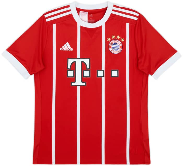 2017-18 Bayern Munich Home Shirt Muller #25 - 5/10 - (XL.Boys)