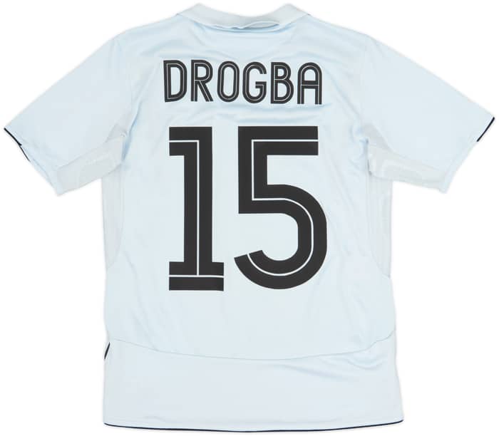 2005-06 Chelsea Away Shirt Drogba #15 - 6/10 - (XL.Boys)