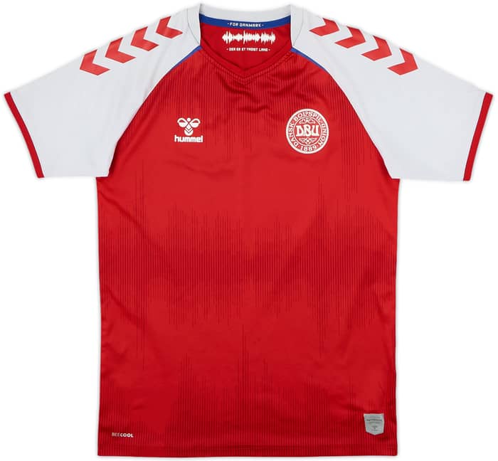 2020-21 Denmark Home Shirt - 5/10 - (L.Boys)