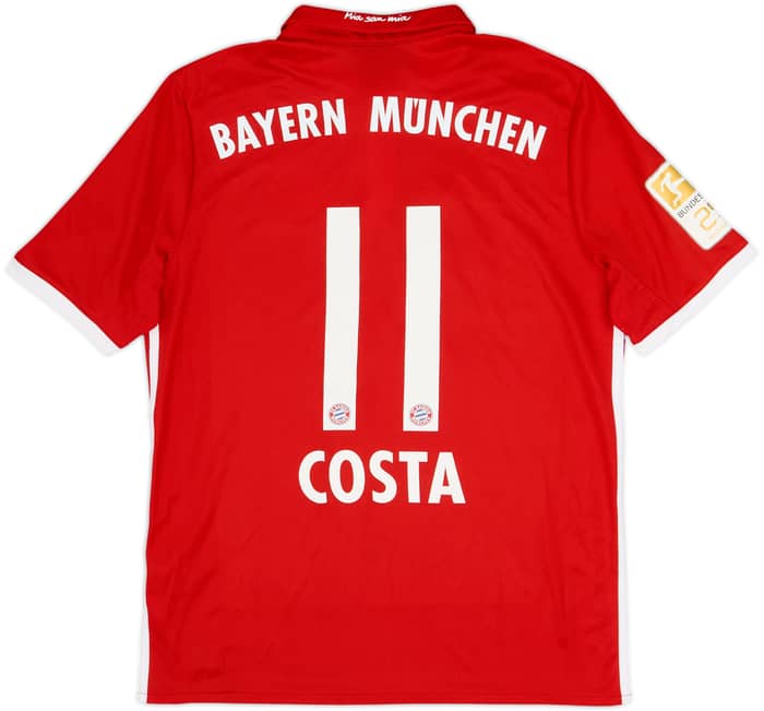 2016-17 Bayern Munich Home Shirt Costa #11 - 9/10 - (XL.Boys)