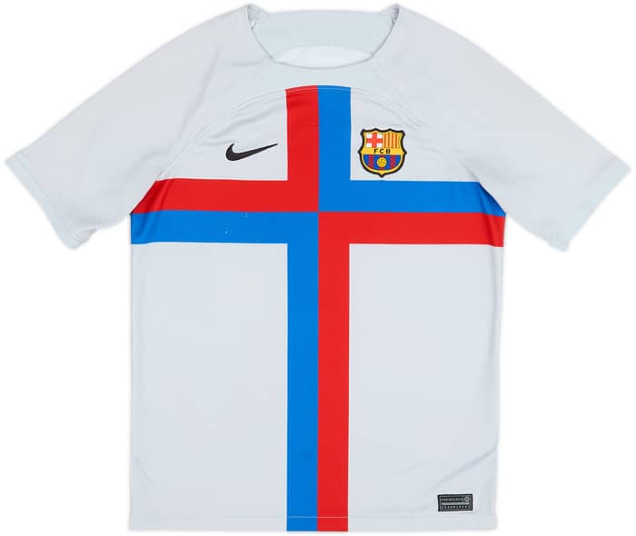 2022-23 Barcelona Third Shirt - 6/10 - (XL.Boys)