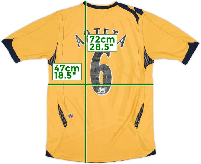 2006-07 Everton Third Shirt Arteta #6 - 5/10 - (S)