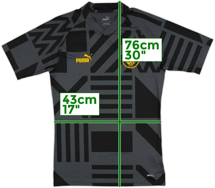 2022-23 Manchester City Puma Pre-Match Training Shirt - 10/10 - (S)