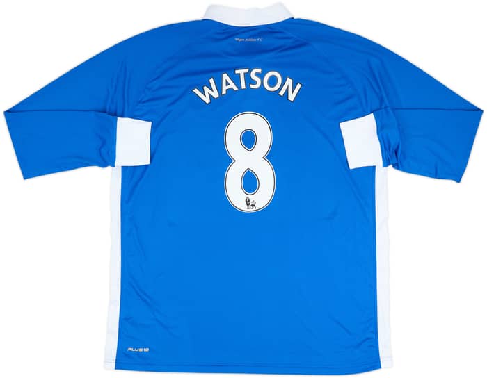 2011-12 Wigan Home L/S Shirt Watson #8 - 8/10 - (3XL)