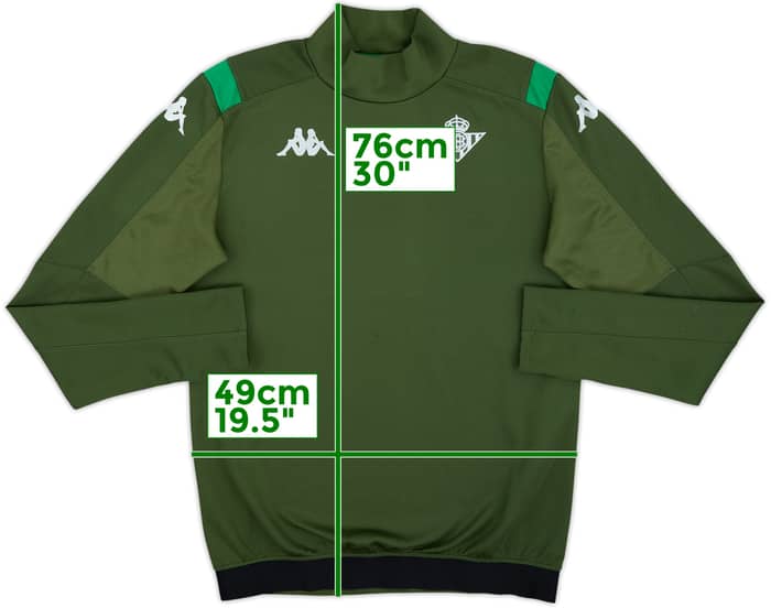2019-20 Real Betis Kappa Sweat Top - 6/10 - (M)