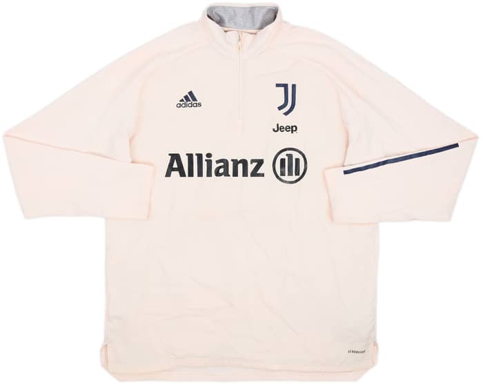 2020-21 Juventus adidas 1/4 Zip Drill Top - 8/10 - (L)