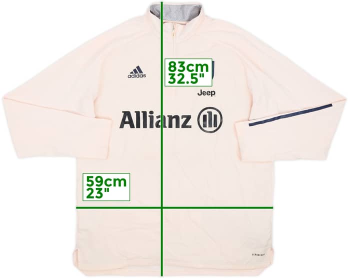 2020-21 Juventus adidas 1/4 Zip Drill Top - 8/10 - (L)