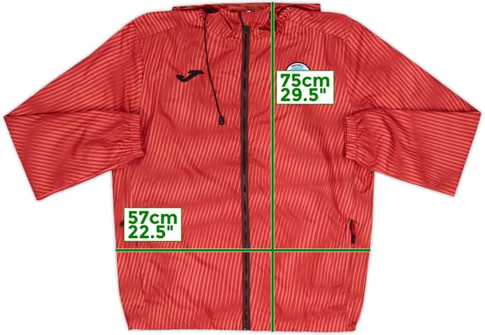 2021-22 Swansea City Joma Hooded Track Jacket - 8/10 - (M)