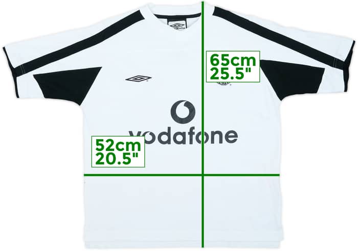 2000-02 Manchester United Umbro Cotton Tee - 9/10 - (S)