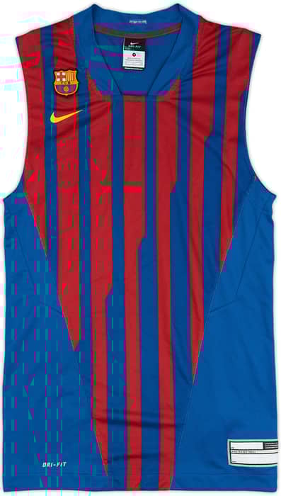 2011-13 Barcelona Basketball Home Vest - 8/10 - (S)