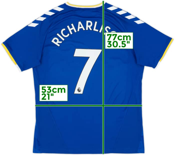 2021-22 Everton Home Shirt Richarlison #7 - 8/10 - (XL)