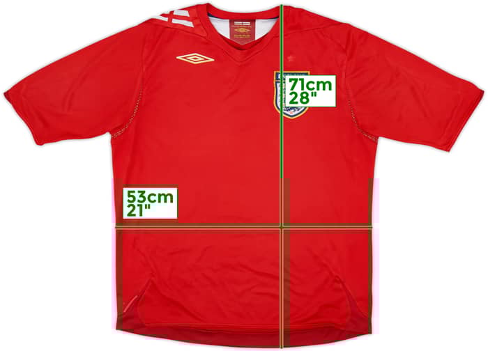 2006-08 England Away Shirt - 5/10 - (L)