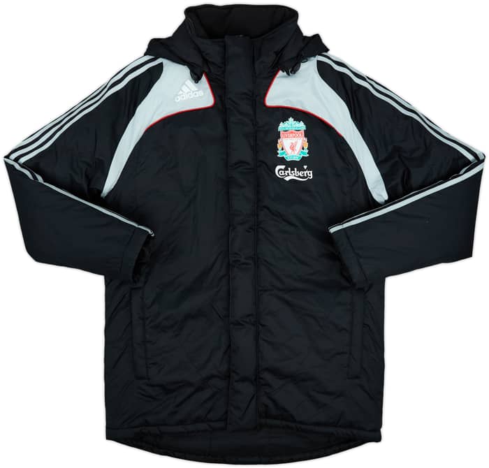 2008-09 Liverpool adidas Padded Bench Coat - 9/10 - (S)