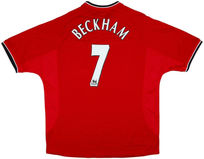 2000-02 Manchester United Home Shirt Beckham #7 - 6/10 - (XXL)