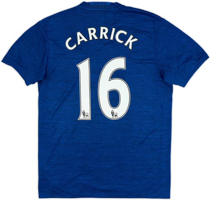 2016-17 Manchester United Away Shirt Carrick #16 - 6/10 - (M)