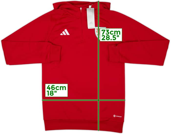 2022-23 Wales adidas 1/4 Zip Drill Top (S)