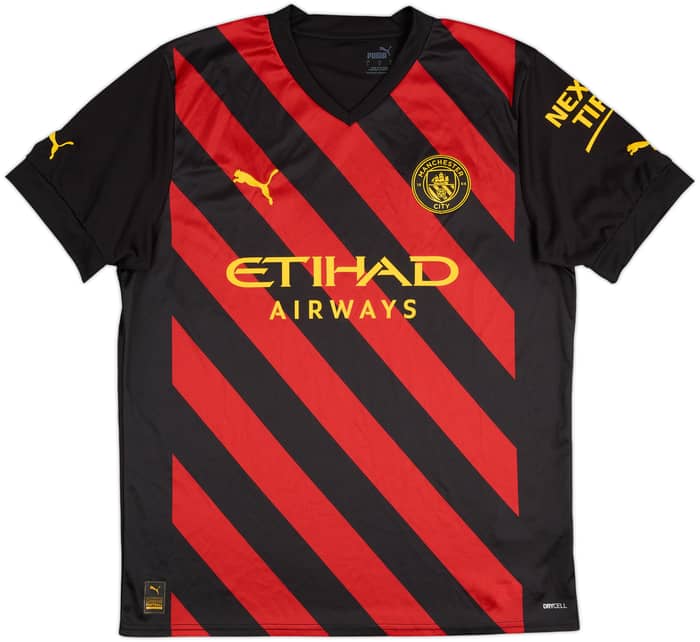 2022-23 Manchester City Away Shirt Haaland #9 - 10/10 - (L)