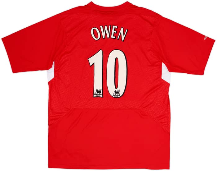2004-06 Liverpool Home Shirt Owen #10 - 4/10 - (L)