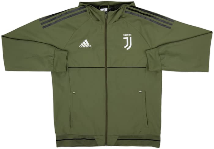 2017-18 Juventus adidas CL Hooded Track Jacket - 7/10 - (L)