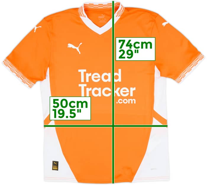 2024-25 Blackpool Home Shirt - 9/10 - (M)