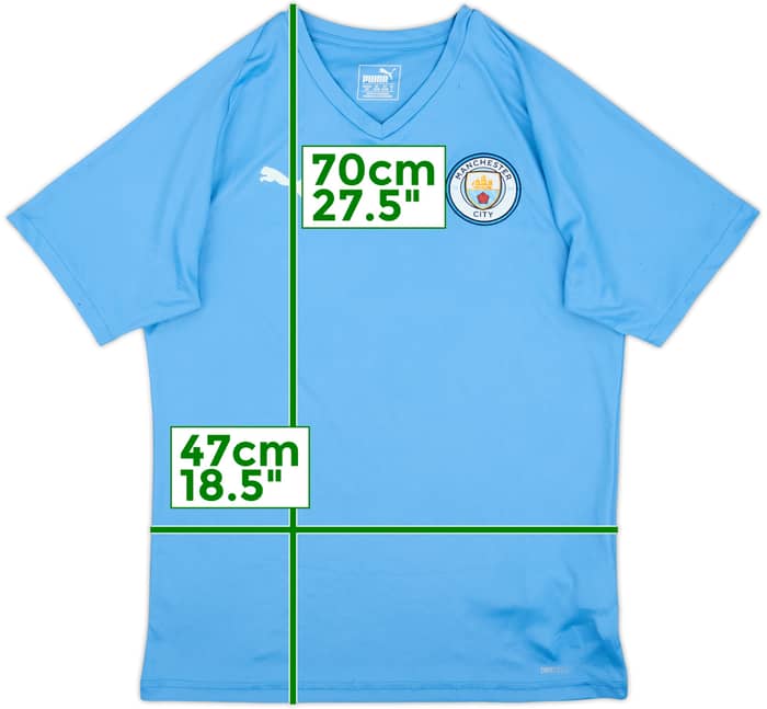 2019-20 Manchester City Puma Camiseta de entrenamiento - 8/10 - (S)