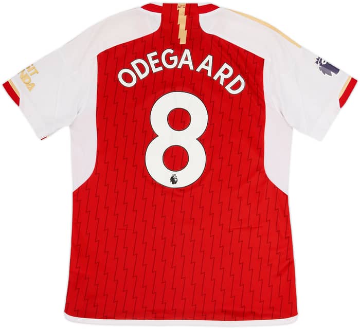 2023-24 Arsenal Home Shirt Odegaard #8 - 8/10 - (L)