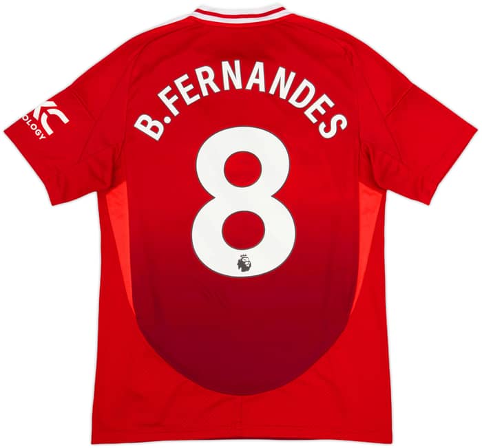 2024-25 Manchester United Home Shirt B.Fernandes #8 - 7/10 - (M)