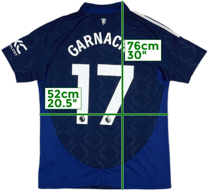 2024-25 Manchester United Away Shirt Garnacho #17 - 10/10 - (L)