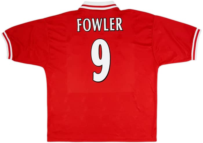 1996-98 Liverpool Camiseta de local Fowler #9 - 7/10 - (XL)