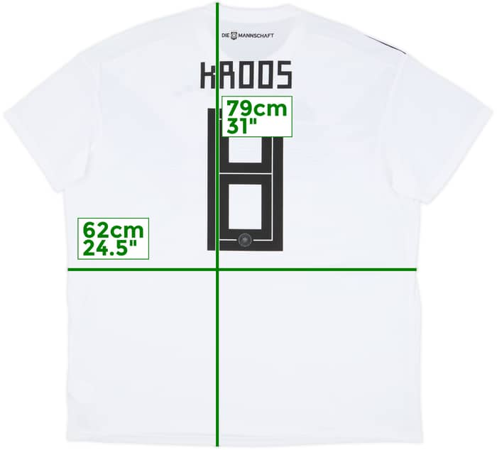 2018-19 Germany Home Shirt Kroos #8 - 8/10 - (XXL)