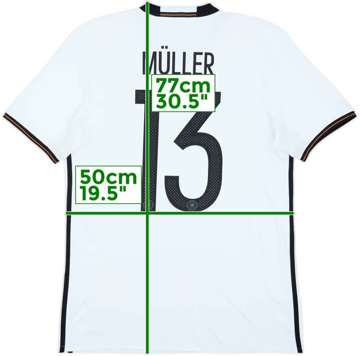 2015-16 Germany Home Shirt Muller #13 - 9/10 - (M)