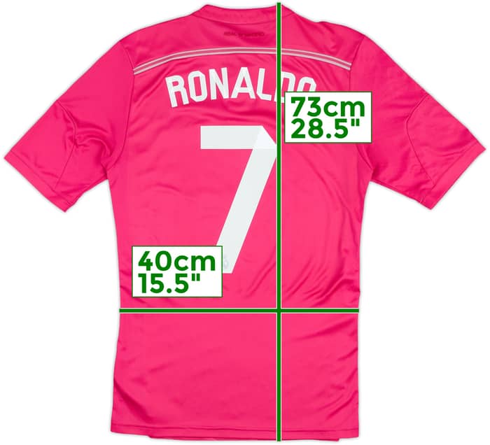 2014-15 Real Madrid Away Shirt Ronaldo #7 - 6/10 - (S)