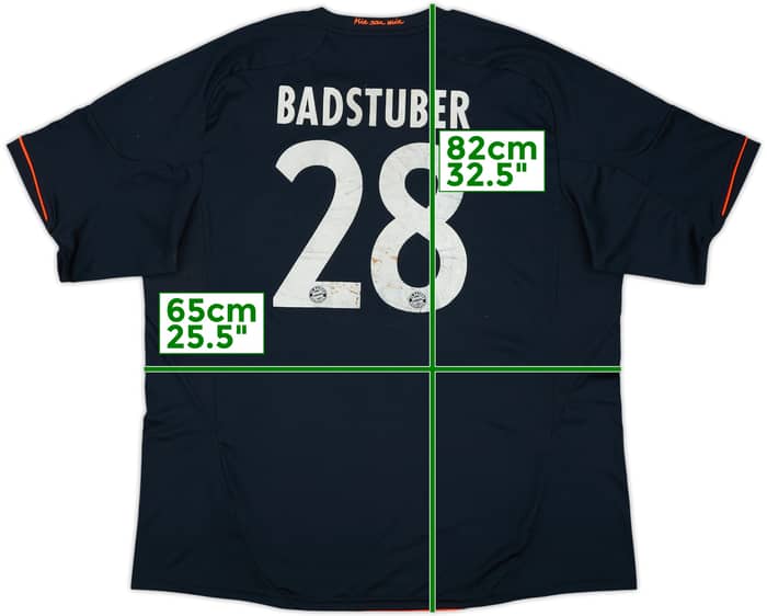 2012-13 Bayern Munich Third Shirt Badstuber #28 - 5/10 - (XXL)
