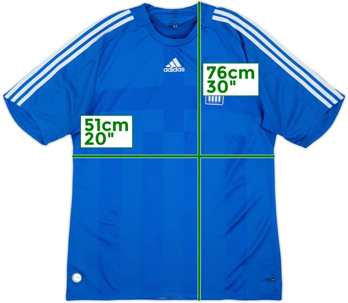 2008-09 Greece Home Shirt - 8/10 - (L)