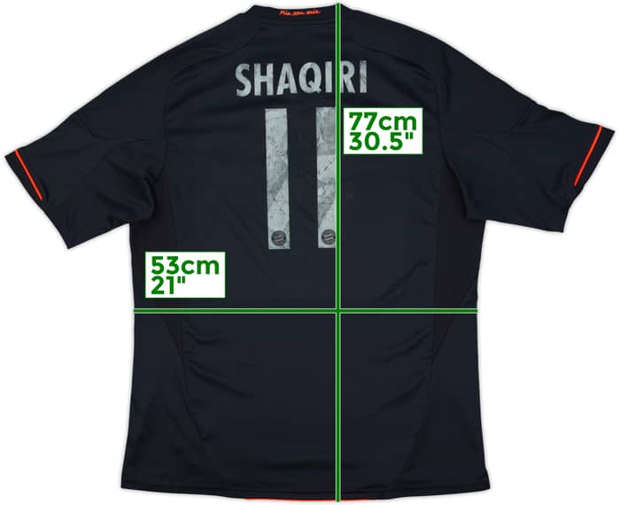 2012-13 Bayern Munich Third Shirt Shaqiri #11 - 4/10 - (XL)
