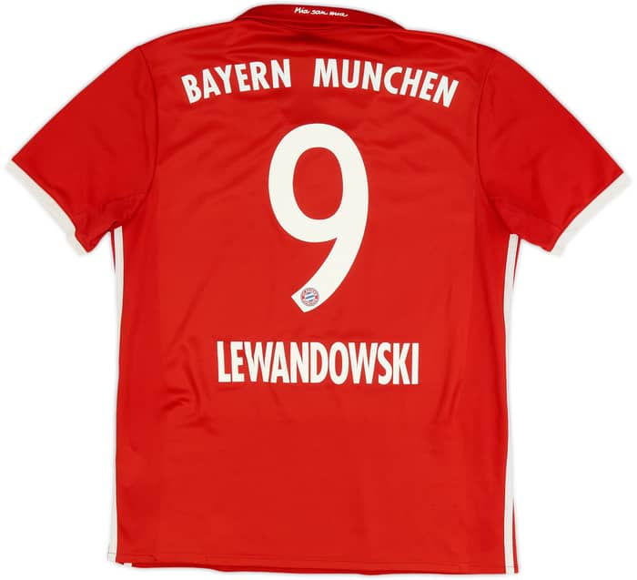 2016-17 Bayern Munich Home Shirt Lewandowski #9 - 7/10 - (M)