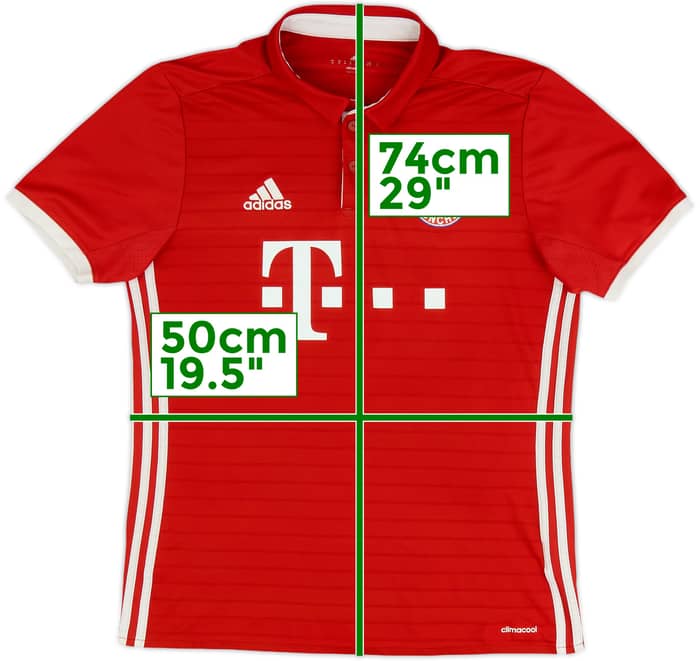 2016-17 Bayern Munich Home Shirt Lewandowski #9 - 7/10 - (M)