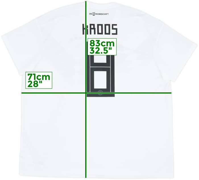 2018-19 Germany Home Shirt Kroos #8 - 8/10 - (3XL)