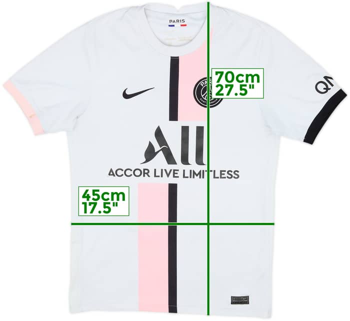2021-22 Paris Saint-Germain Away Shirt Messi #30 - 4/10 - (S)