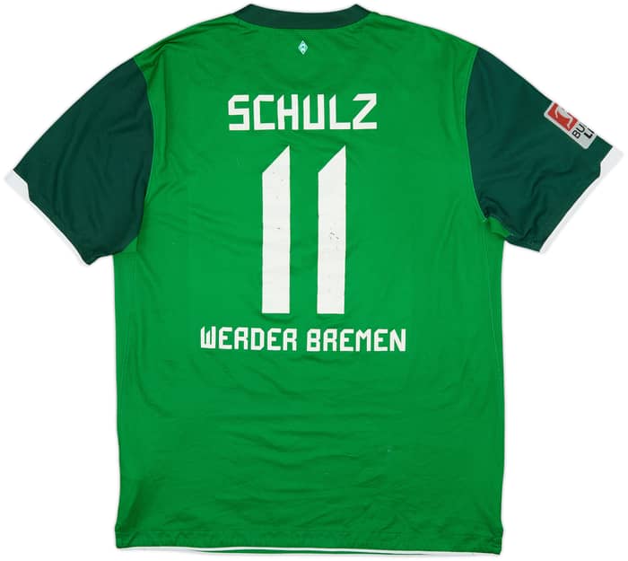 2010-11 Werder Bremen Home Shirt Schulz #11 - 6/10 - (L)