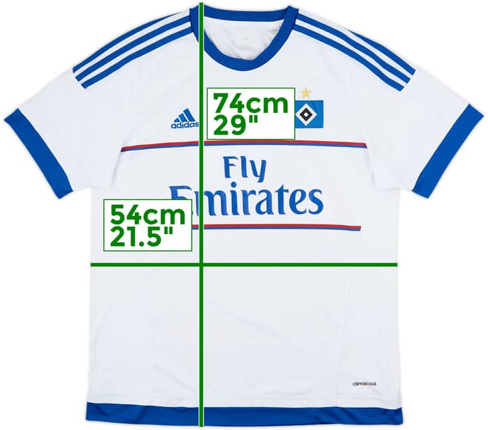 2015-16 Hamburg Home Shirt - 8/10 - (M)