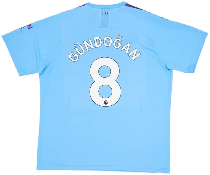 2019-20 Manchester City Home Shirt Gundogan #8 - 10/10 - (XXL)